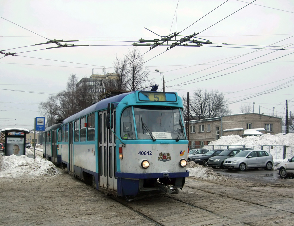 Riga, Tatra T3A č. 40642 Riga, Tatra T3A č. 40642