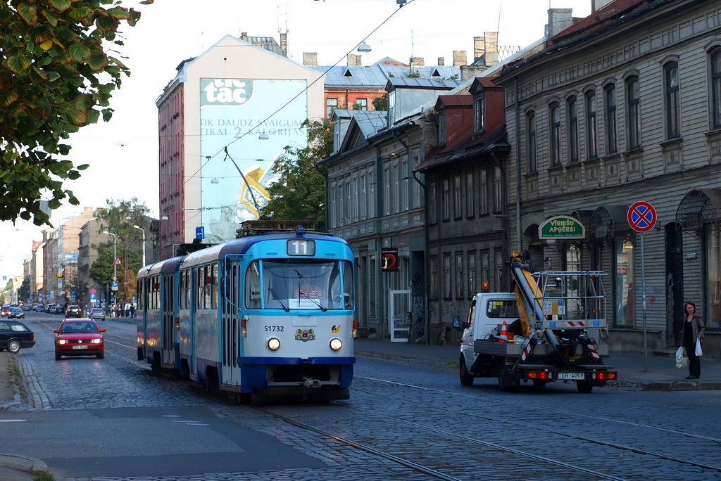 Рига, Tatra T3A № 51732