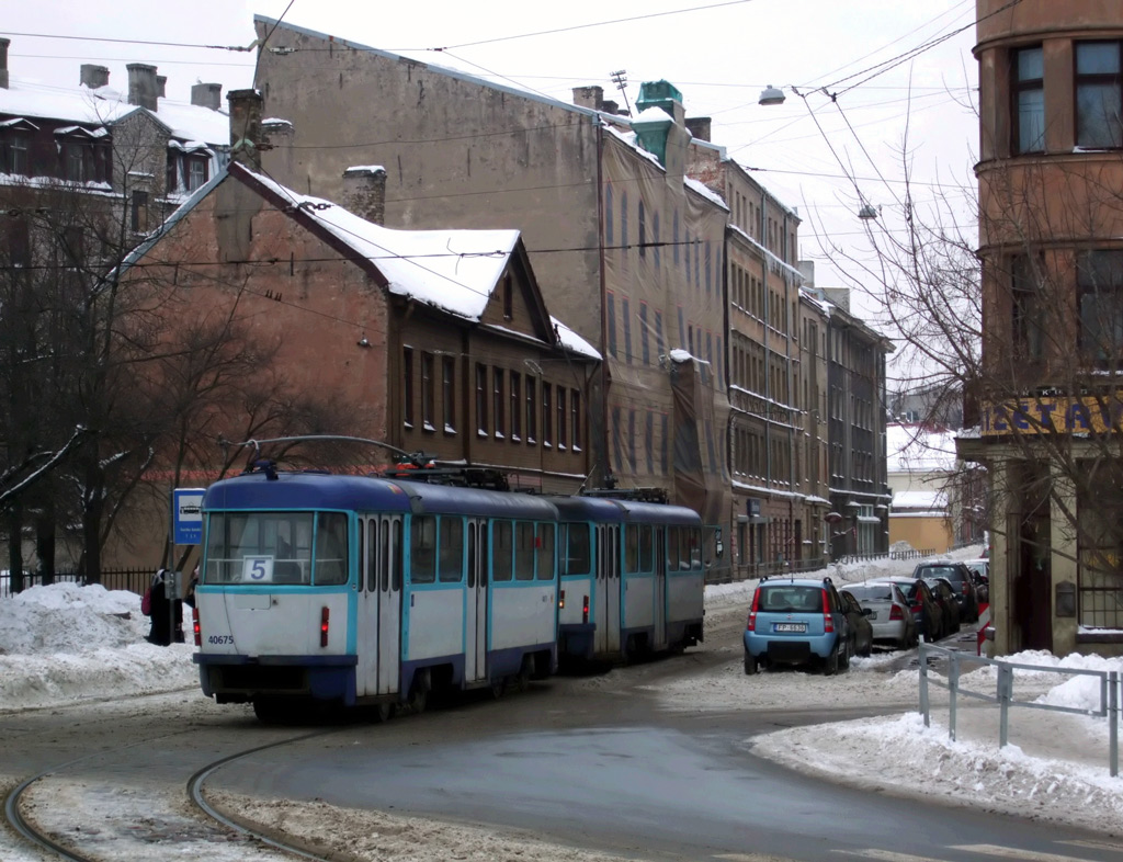 Рига, Tatra T3A № 40675