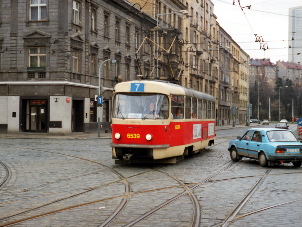 Прага, Tatra T3 № 6539