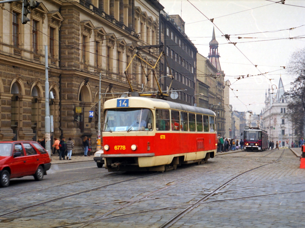 Прага, Tatra T3 № 6778