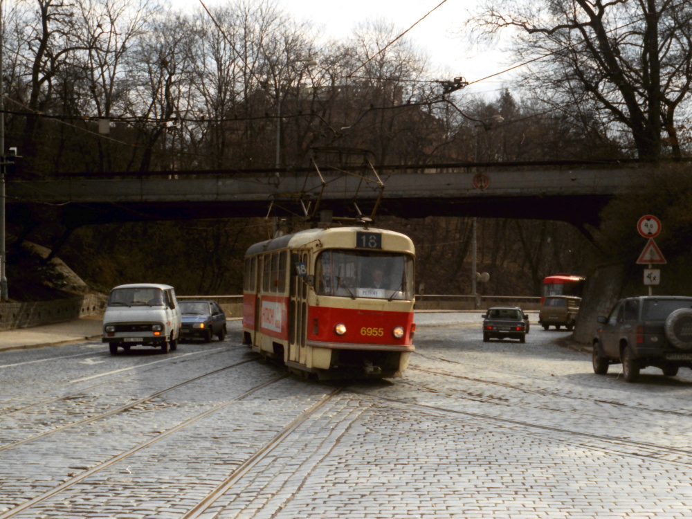 Прага, Tatra T3 № 6955