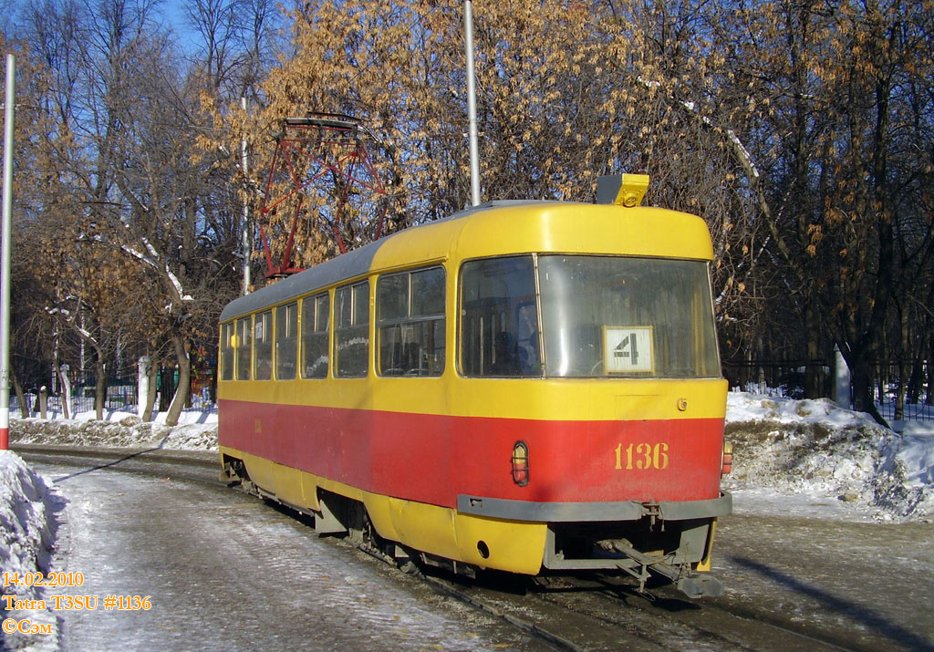 Ульяновск, Tatra T3SU № 1136