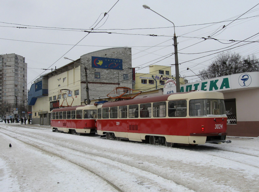Charkov, Tatra T3SU č. 3024 Charkov, Tatra T3SU č. 3024