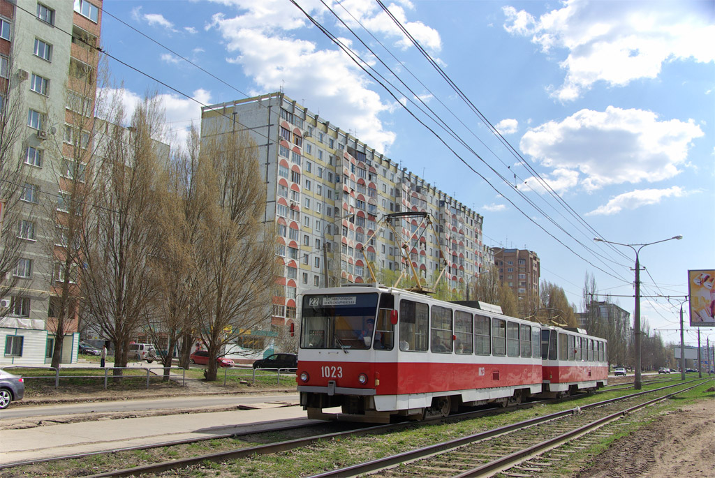 Самара, Tatra T6B5SU № 1023