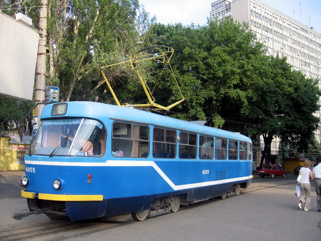Одесса, Tatra T3R.P № 4055