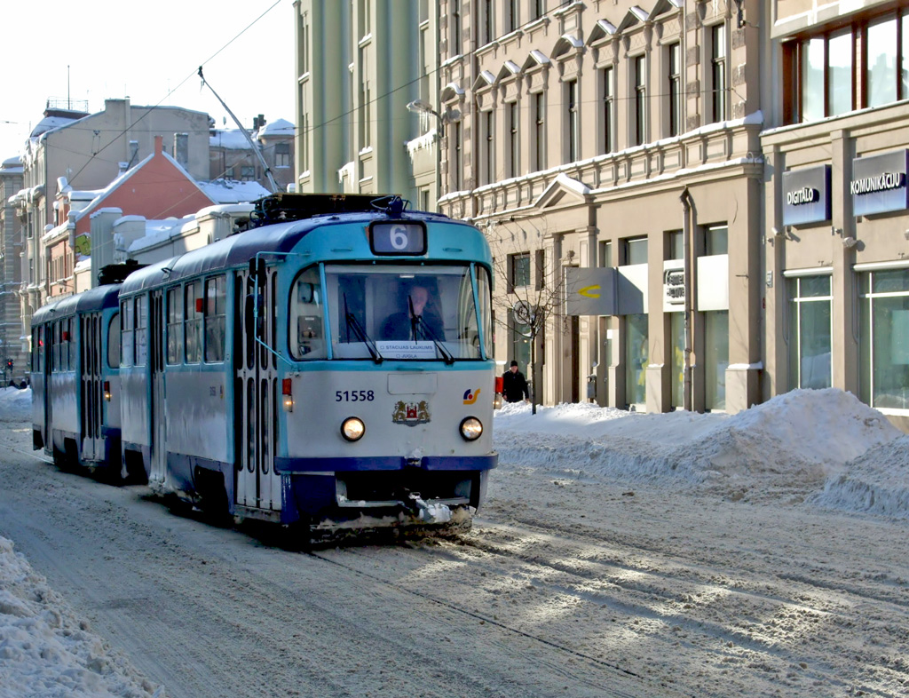 Рига, Tatra T3A № 51558