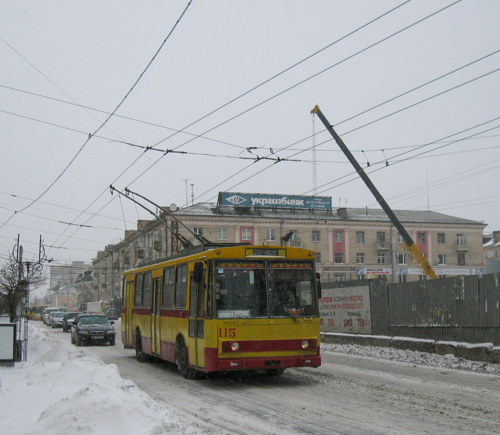 Ровно, Škoda 14Tr89/6 № 115