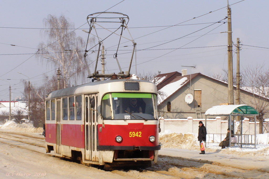 Киев, Tatra T3SU № 5942