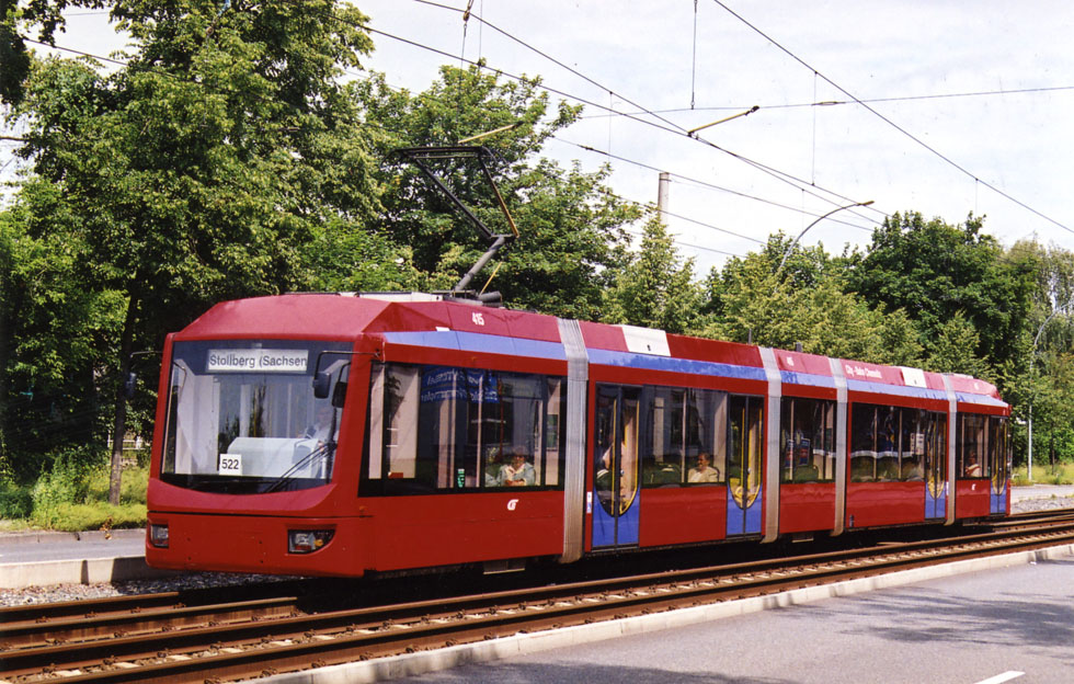 Хемниц, Bombardier 6NGT-LDZ № 415; Хемниц — Трамвайно-железнодорожная система «Хемницер Модель»