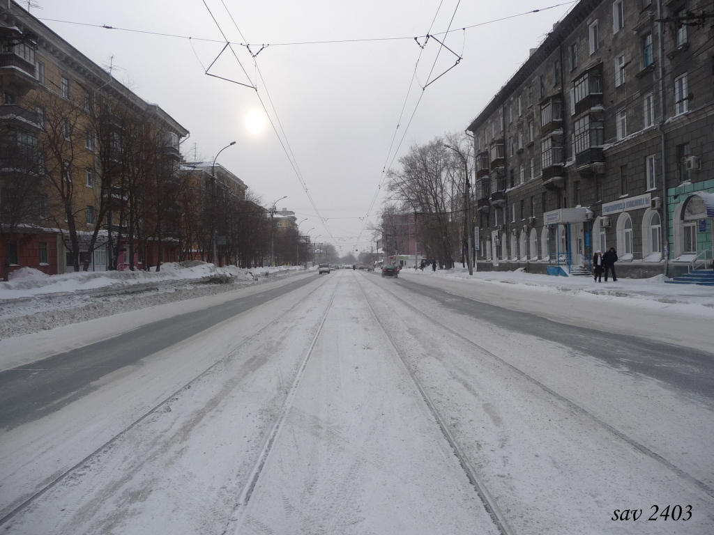 Novosibirsk — Tram road
