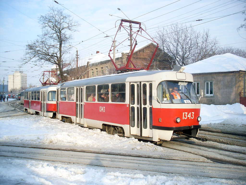 Днепр, Tatra T3SU № 1343