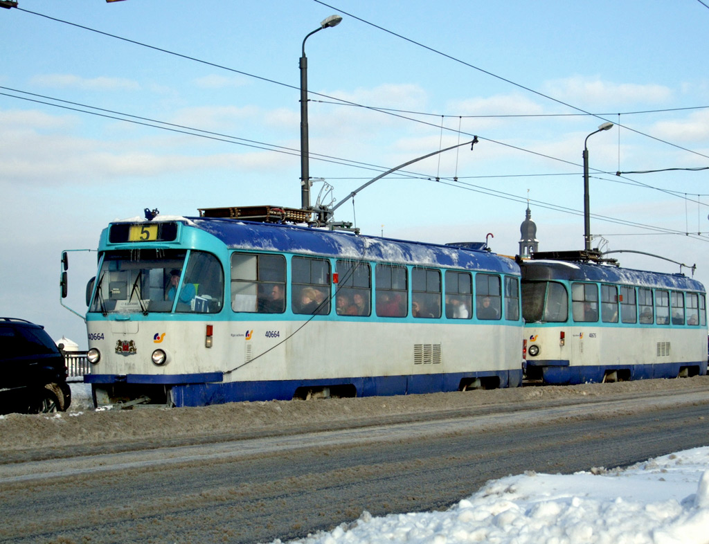 Рига, Tatra T3A № 40664