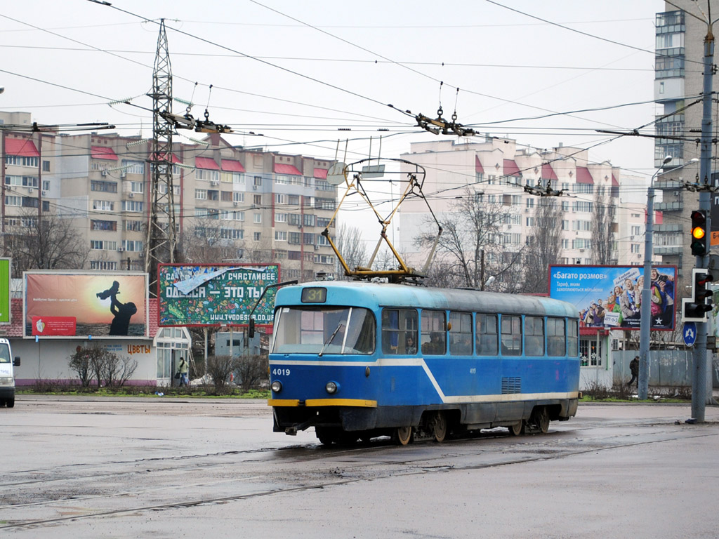 Одесса, Tatra T3R.P № 4019