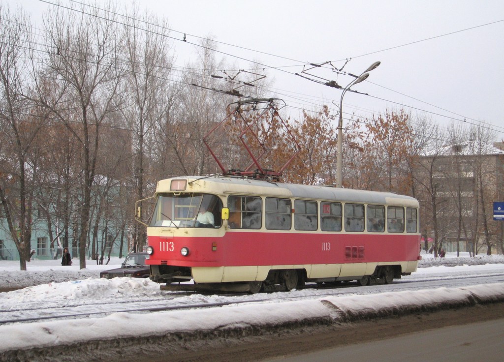 Ижевск, Tatra T3SU (двухдверная) № 1113