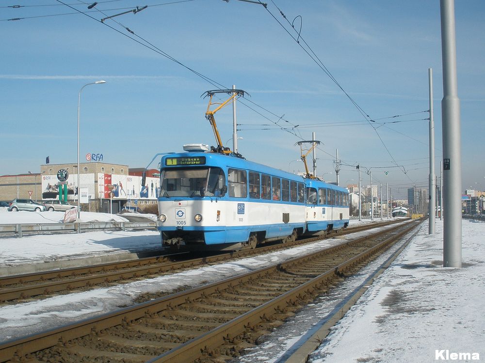 Ostrava, Tatra T3G № 1005