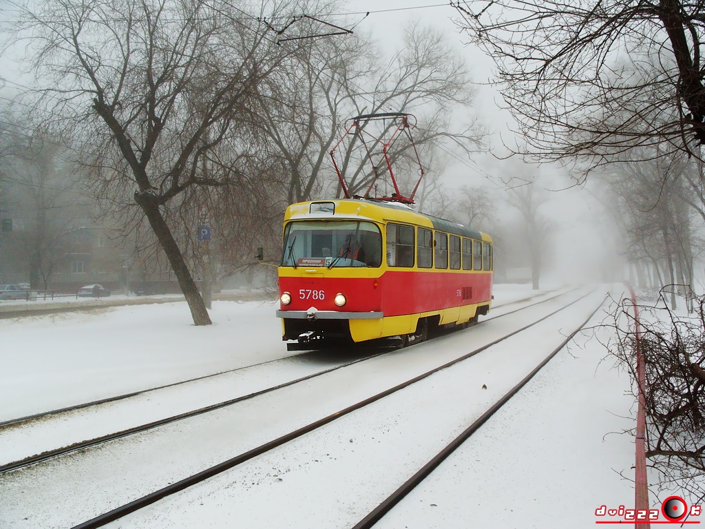 Волгоград, Tatra T3SU (двухдверная) № 5786