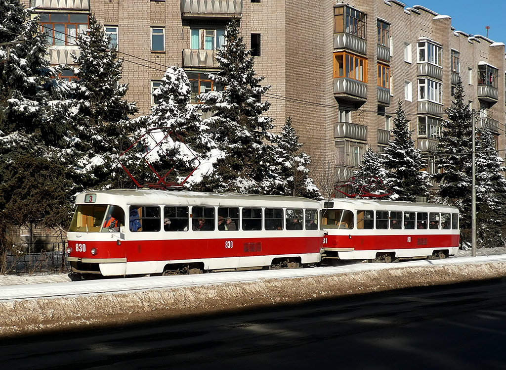 Самара, Tatra T3SU № 830
