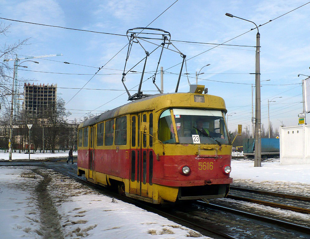 Киев, Tatra T3SU № 5616