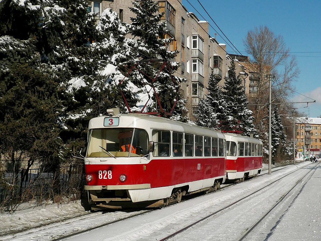Самара, Tatra T3SU № 828