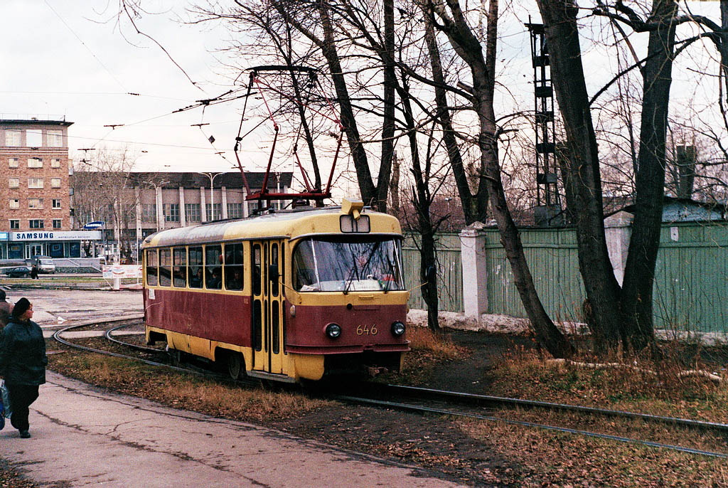 Екатеринбург, Tatra T3SU (двухдверная) № 646