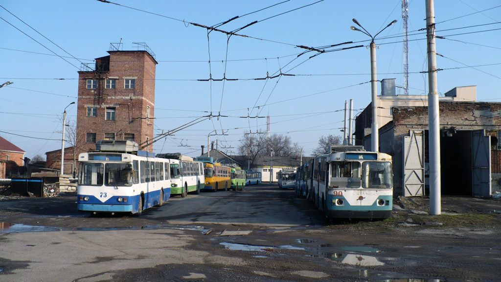 Таганрог, ЗиУ-683В01 № 90; Таганрог, БТЗ-5276-04 № 73; Таганрог — Разные фотографии