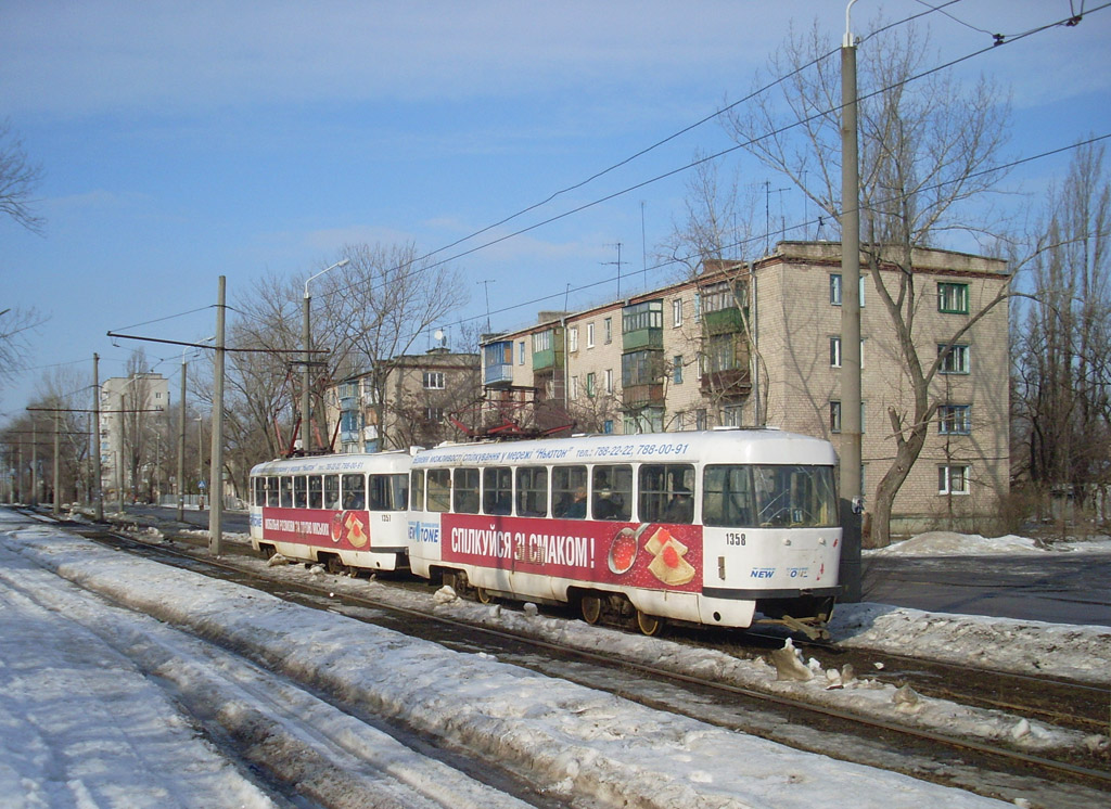 Днепр, Tatra T3SU № 1358