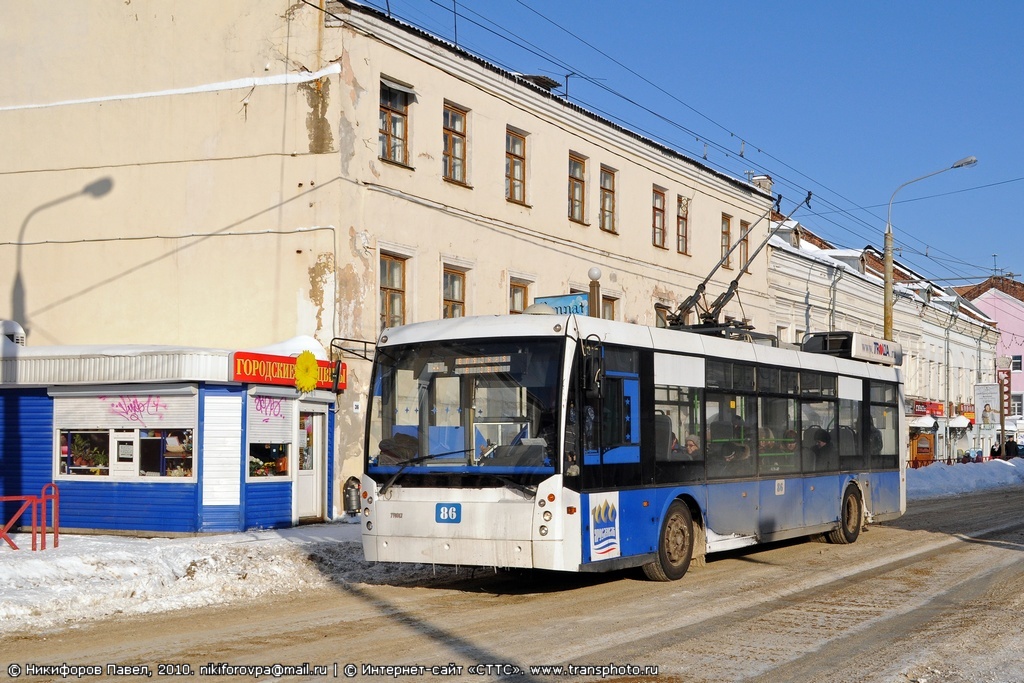 Ярославль, Тролза-5265.00 «Мегаполис» № 86