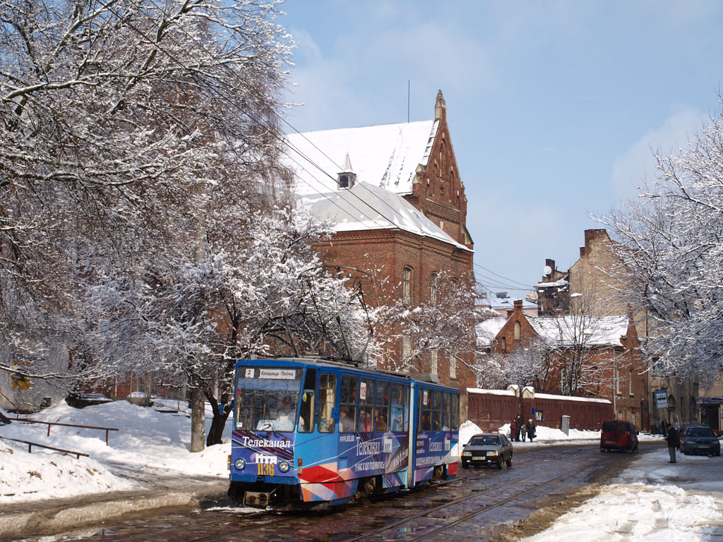 Львов, Tatra KT4SU № 1136