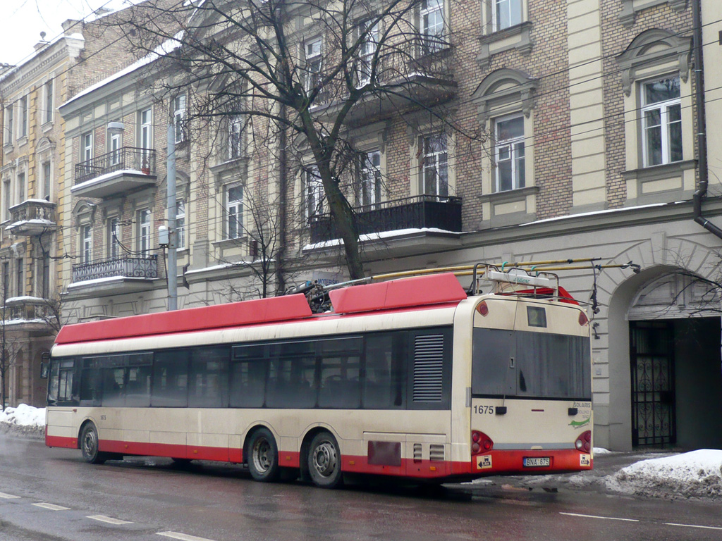 Vilnius, Solaris Trollino II 15 AC č. 1675; Vilnius — Unplanned service disruptions, accidents