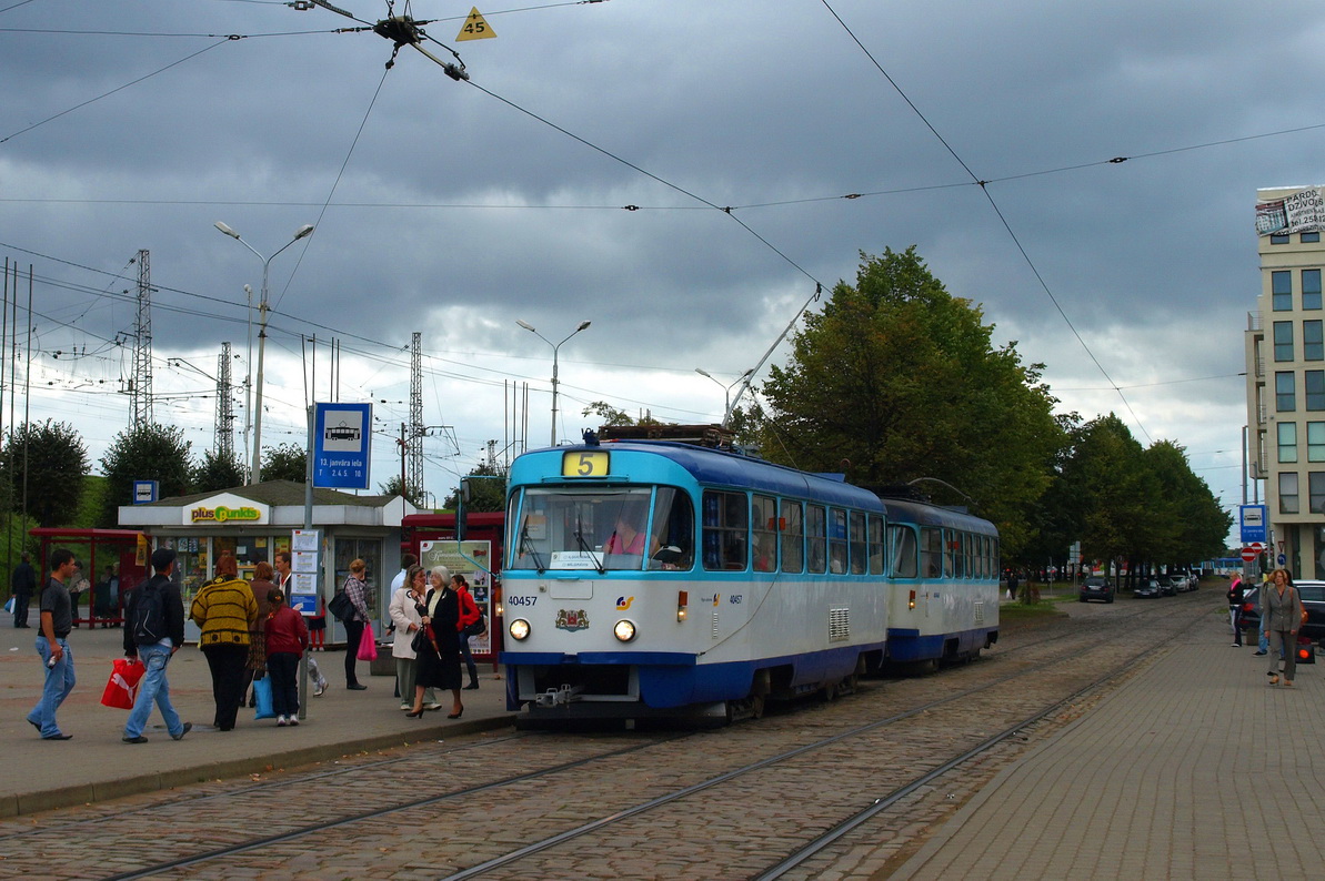 Riga, Tatra T3A # 40457 Riga, Tatra T3A # 40457