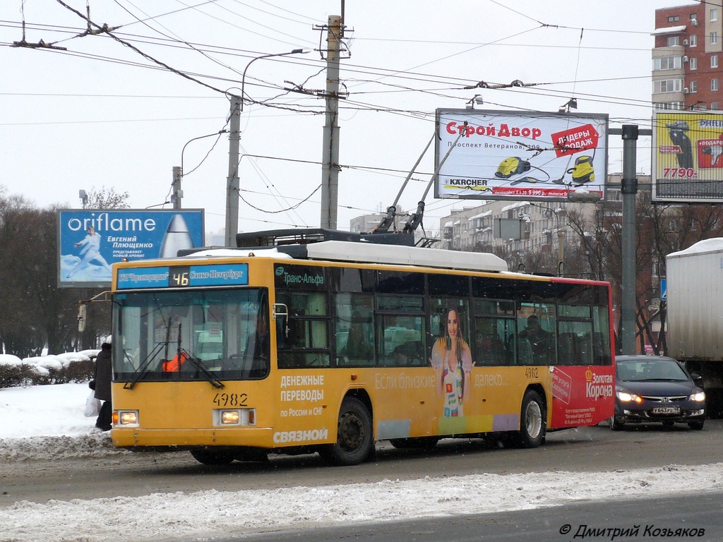 Санкт-Петербург, ВМЗ-5298.01 (ВМЗ-463) № 4982