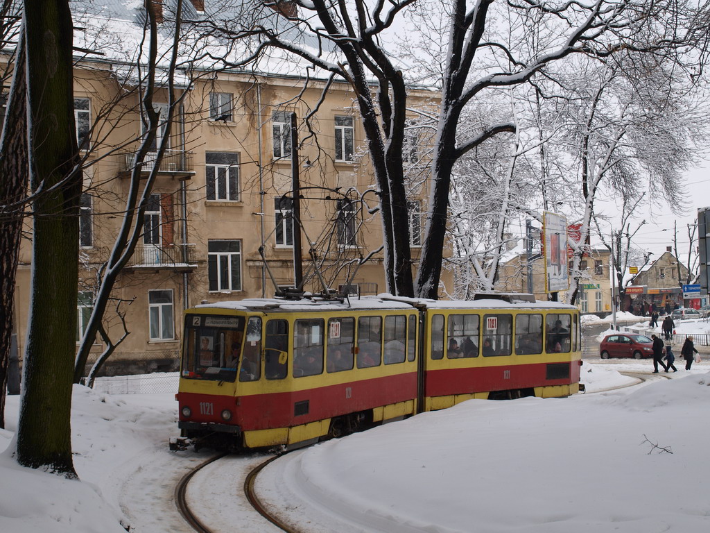 Львов, Tatra KT4SU № 1121
