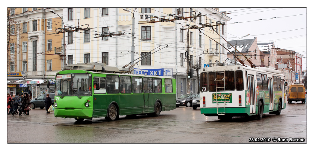 Tver, VZTM-5284 № 34; Tver, BTZ-5276-04 № 73