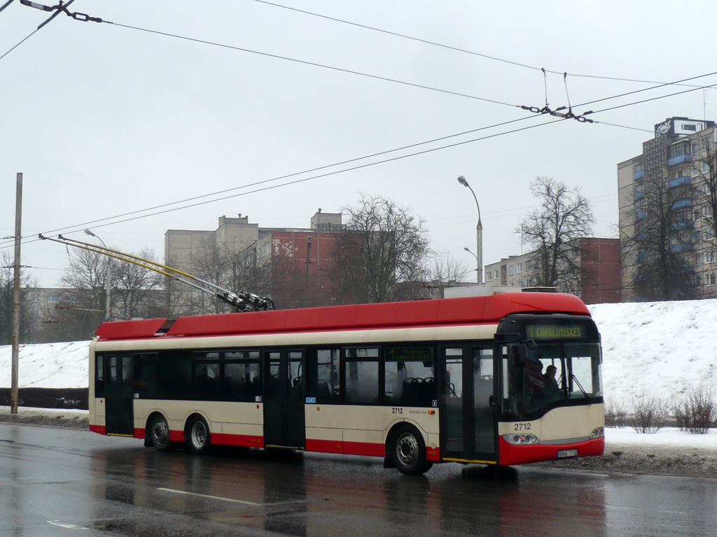 Vilnius, Solaris Trollino II 15 AC № 2712; Vilnius — Unplanned service disruptions, accidents