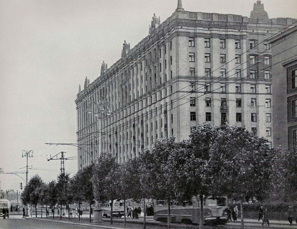 Moscow — Historical photos — Tramway and Trolleybus (1946-1991)