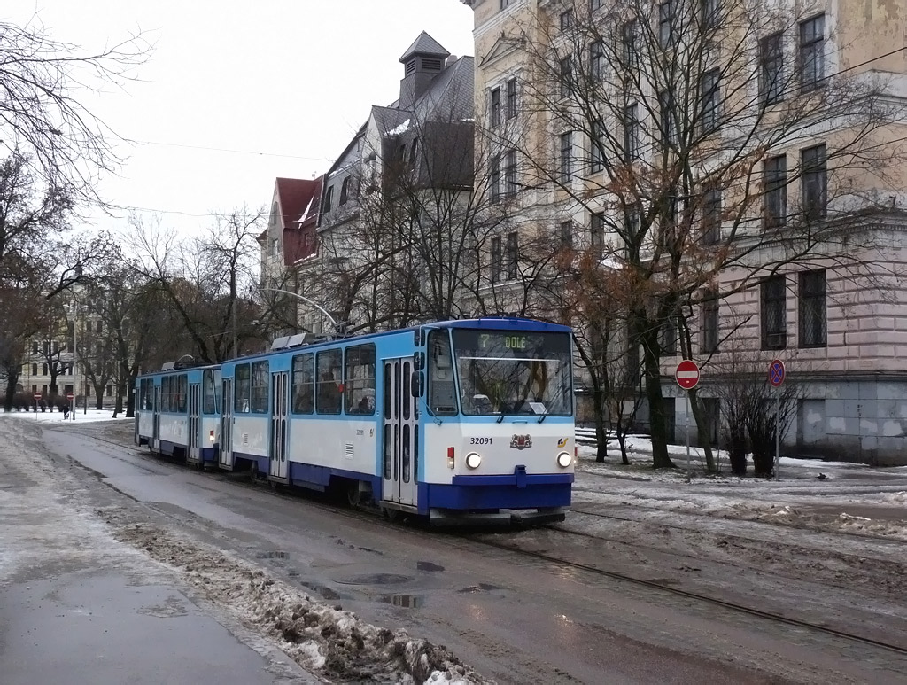 Рига, Tatra T6B5SU № 32091