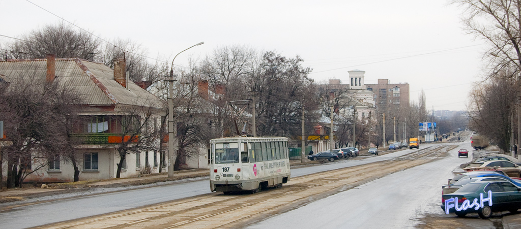 Luhansk, 71-605 (KTM-5M3) № 187; Luhansk — Tramway Lines and Infrastructure