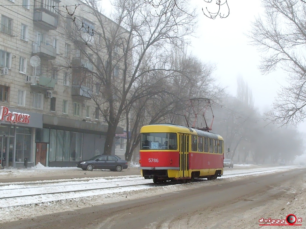 Волгоград, Tatra T3SU (двухдверная) № 5786