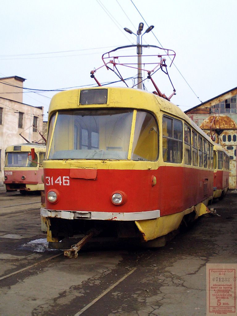 Одесса, Tatra T3SU (двухдверная) № 3146