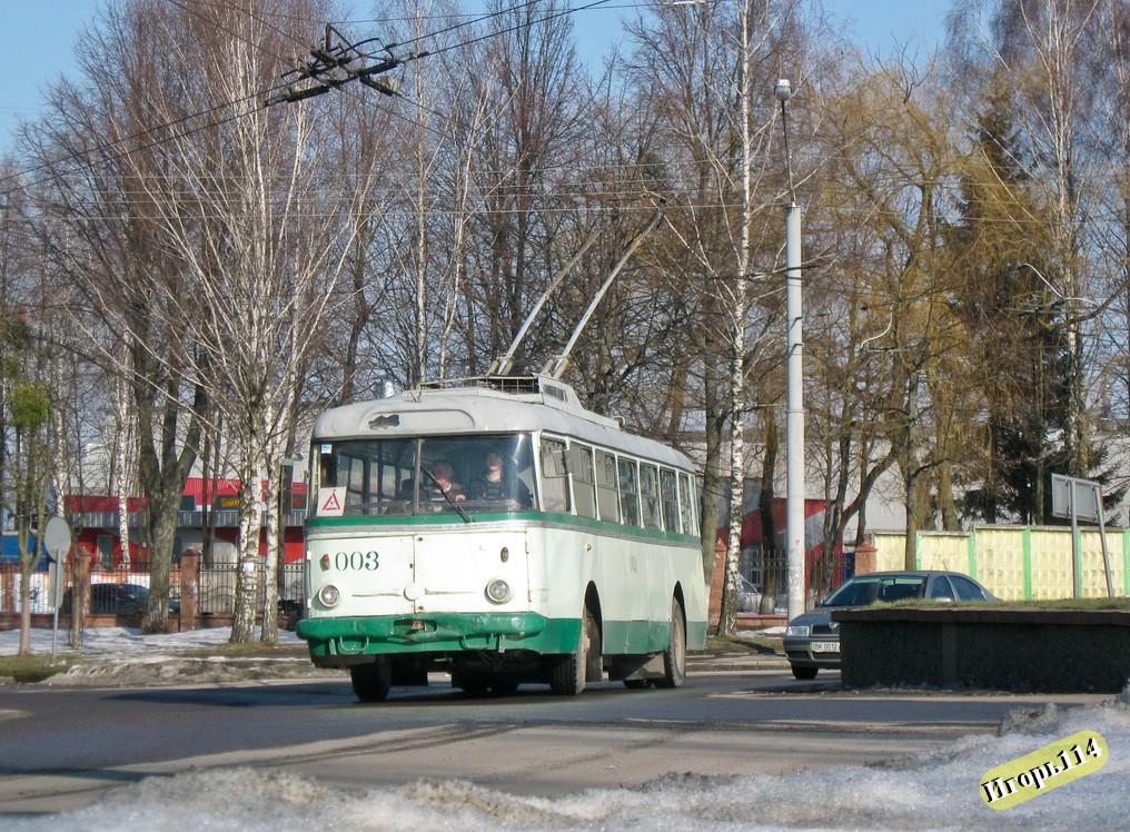 Ровно, Škoda 9Tr19 № 003
