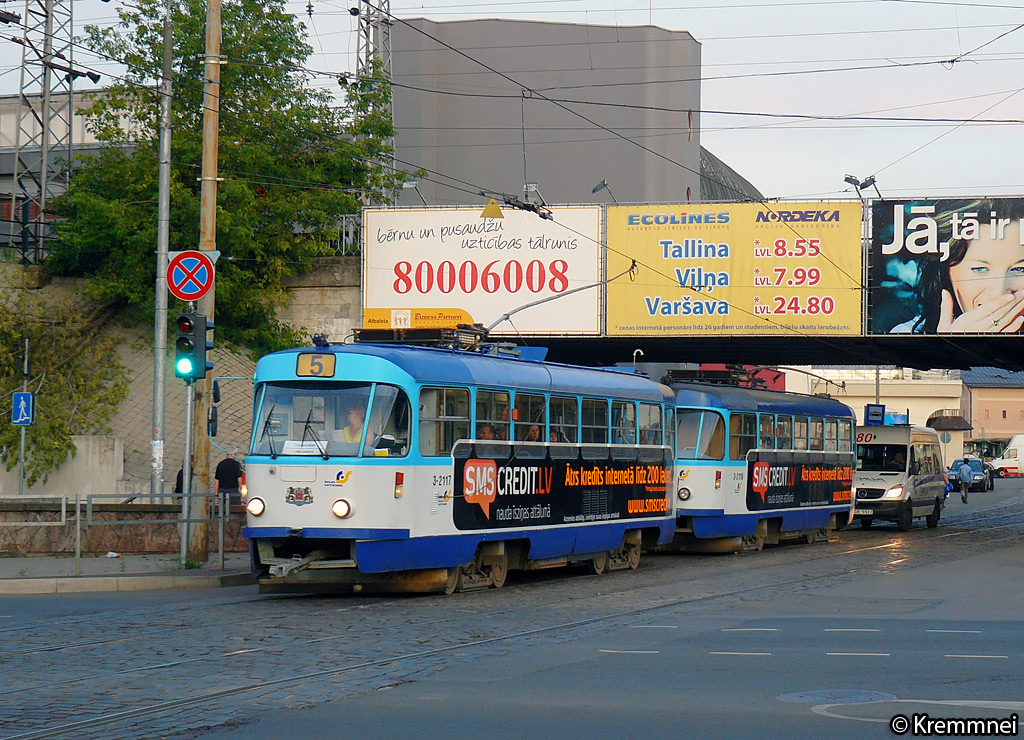 Рига, Tatra T3A № 3-2117
