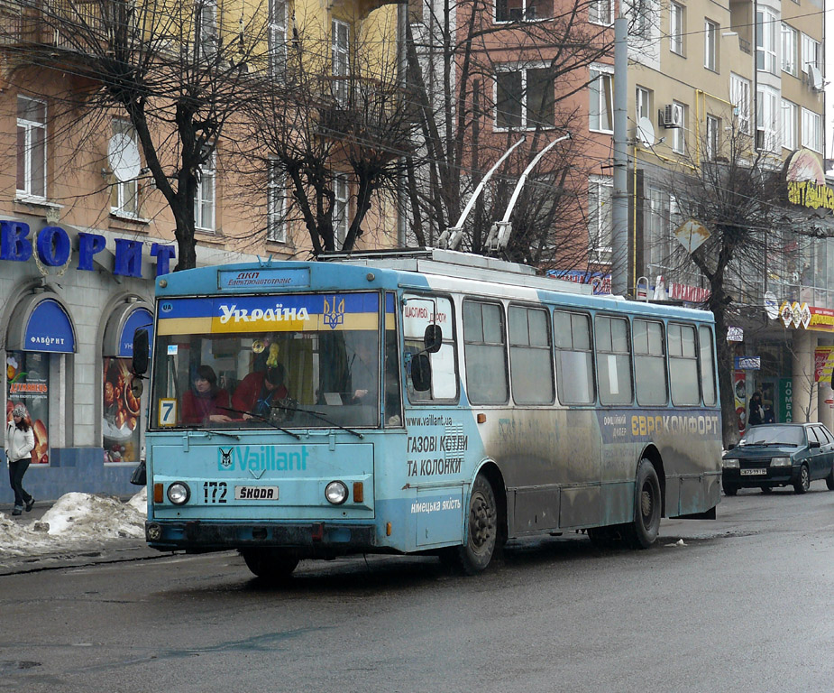 Ивано-Франковск, Škoda 14Tr07 № 172