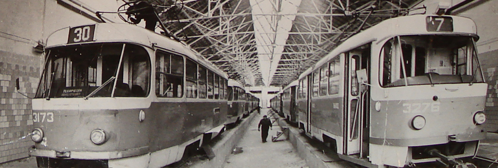 Одесса, Tatra T3SU (двухдверная) № 3173; Одесса, Tatra T3SU № 3276; Одесса — Трамвайное депо № 2