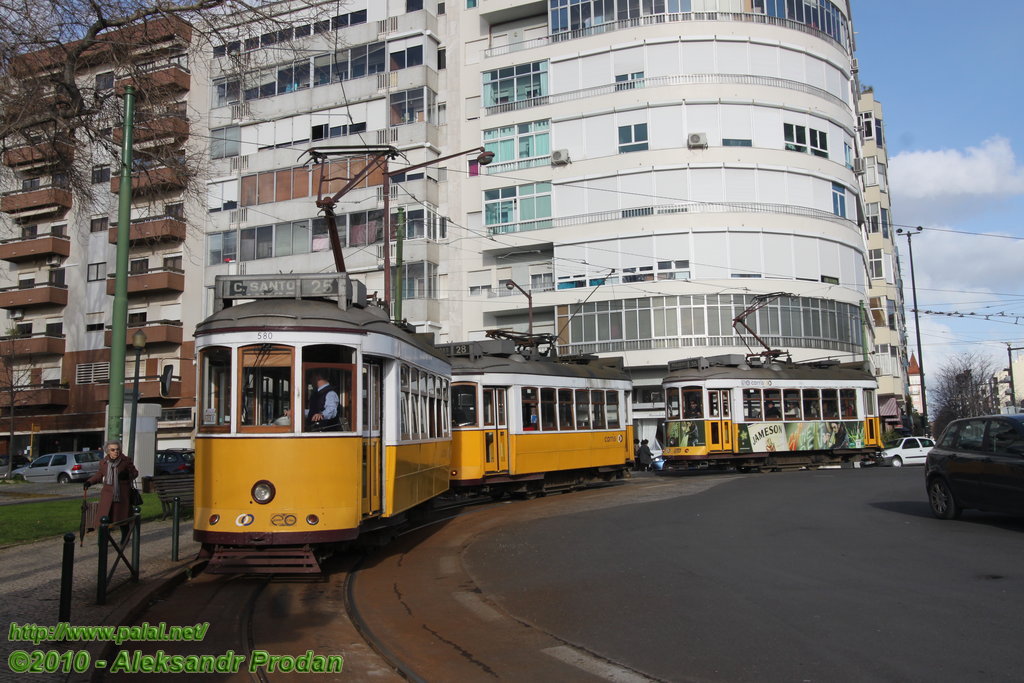 Лиссабонская агломерация, Carris 2-axle motorcar (Remodelado) № 580; Лиссабонская агломерация, Carris 2-axle motorcar (Remodelado) № 562