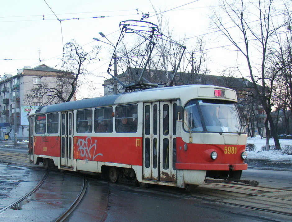 Киев, Tatra T3P № 5981