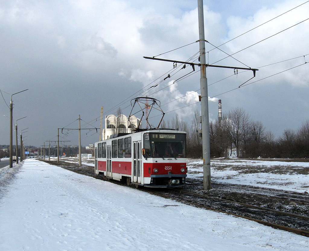 Харьков, Tatra T6B5SU № 4554