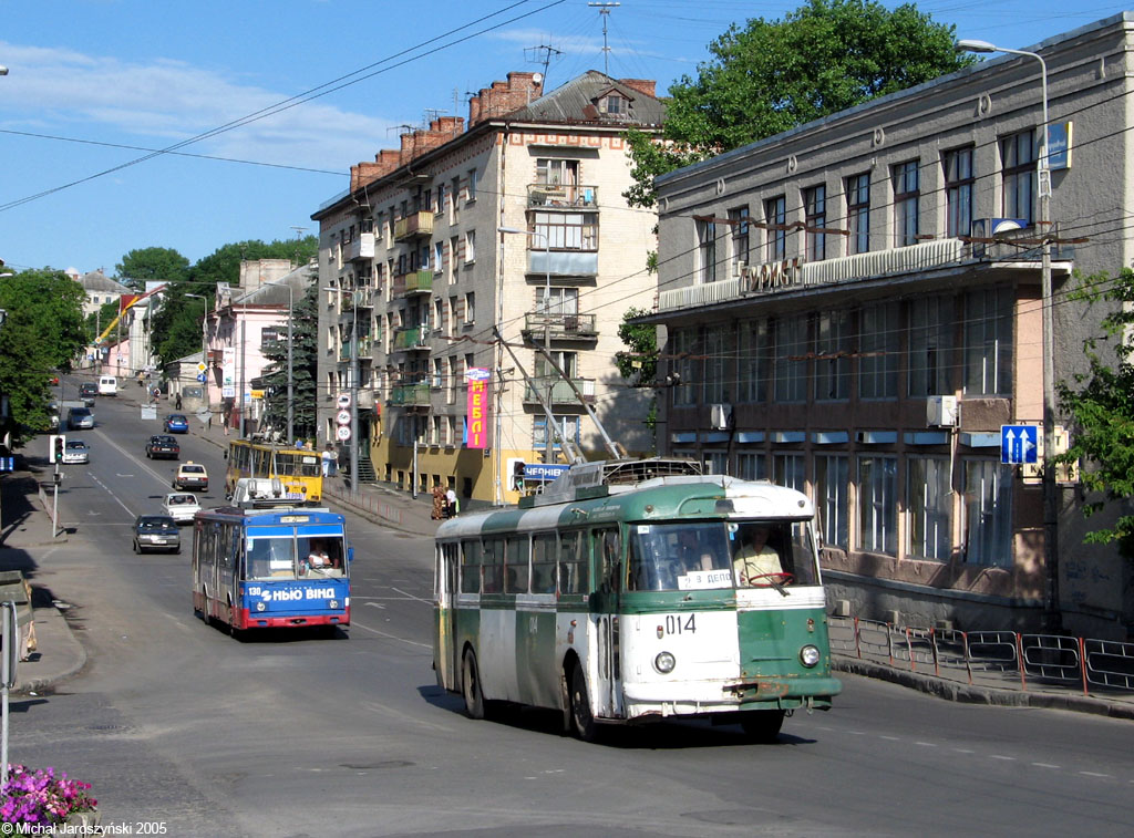 Тернополь, Škoda 9Tr20 № 014; Тернополь, Škoda 14Tr01 № 130