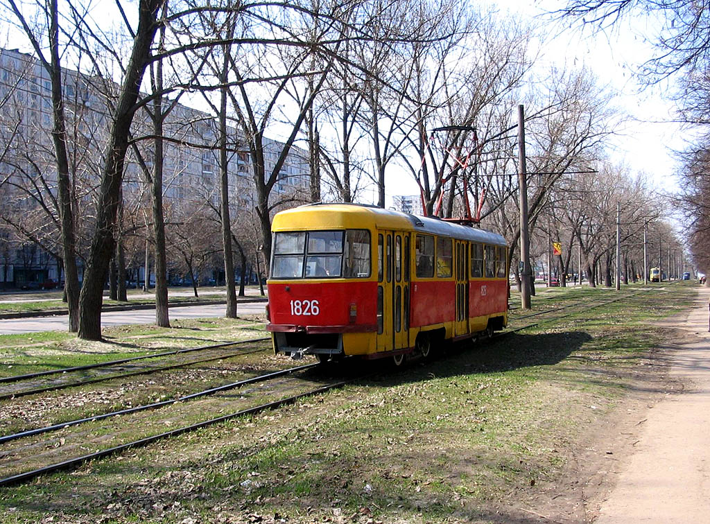 Харьков, Tatra T3SU № 1826