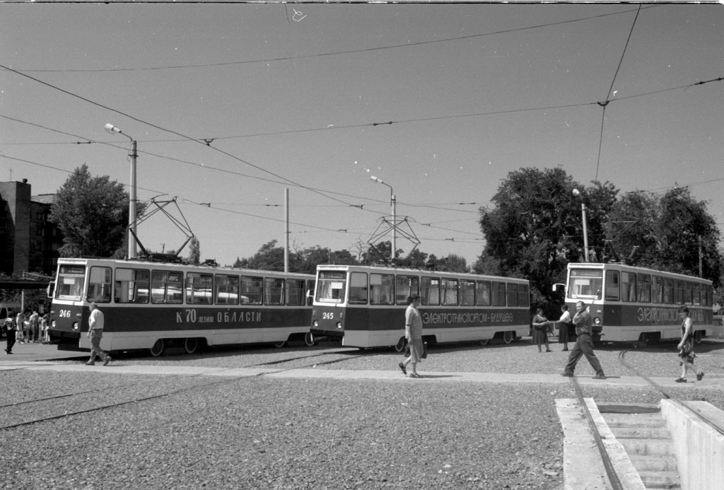 Макеевка, 71-605 (КТМ-5М3) № 246; Макеевка, 71-605 (КТМ-5М3) № 245; Макеевка, 71-605 (КТМ-5М3) № 244